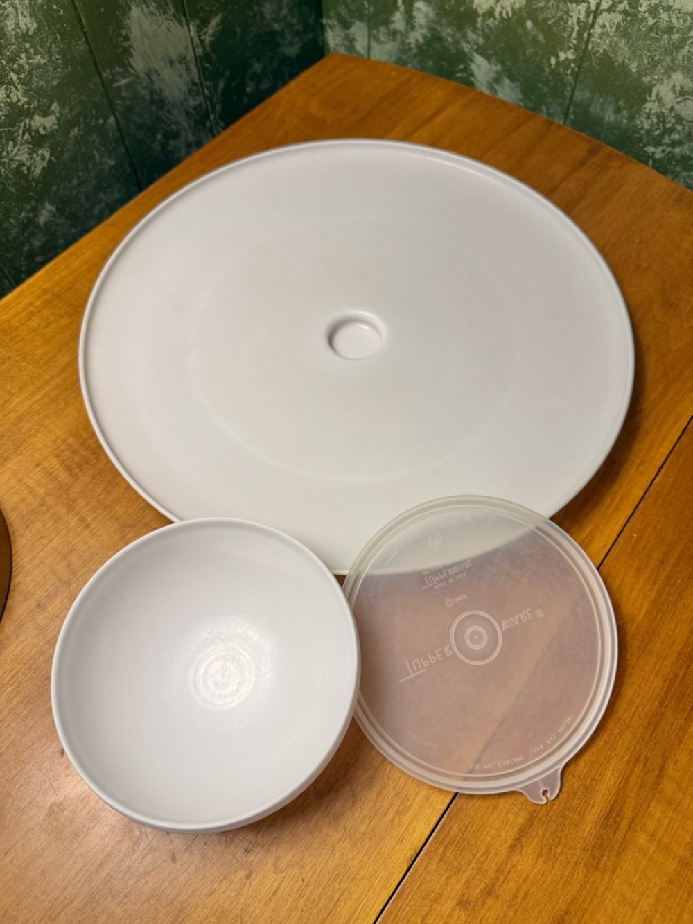 Vintage 1954 Tupperware Dip N Serve 3 PC Set